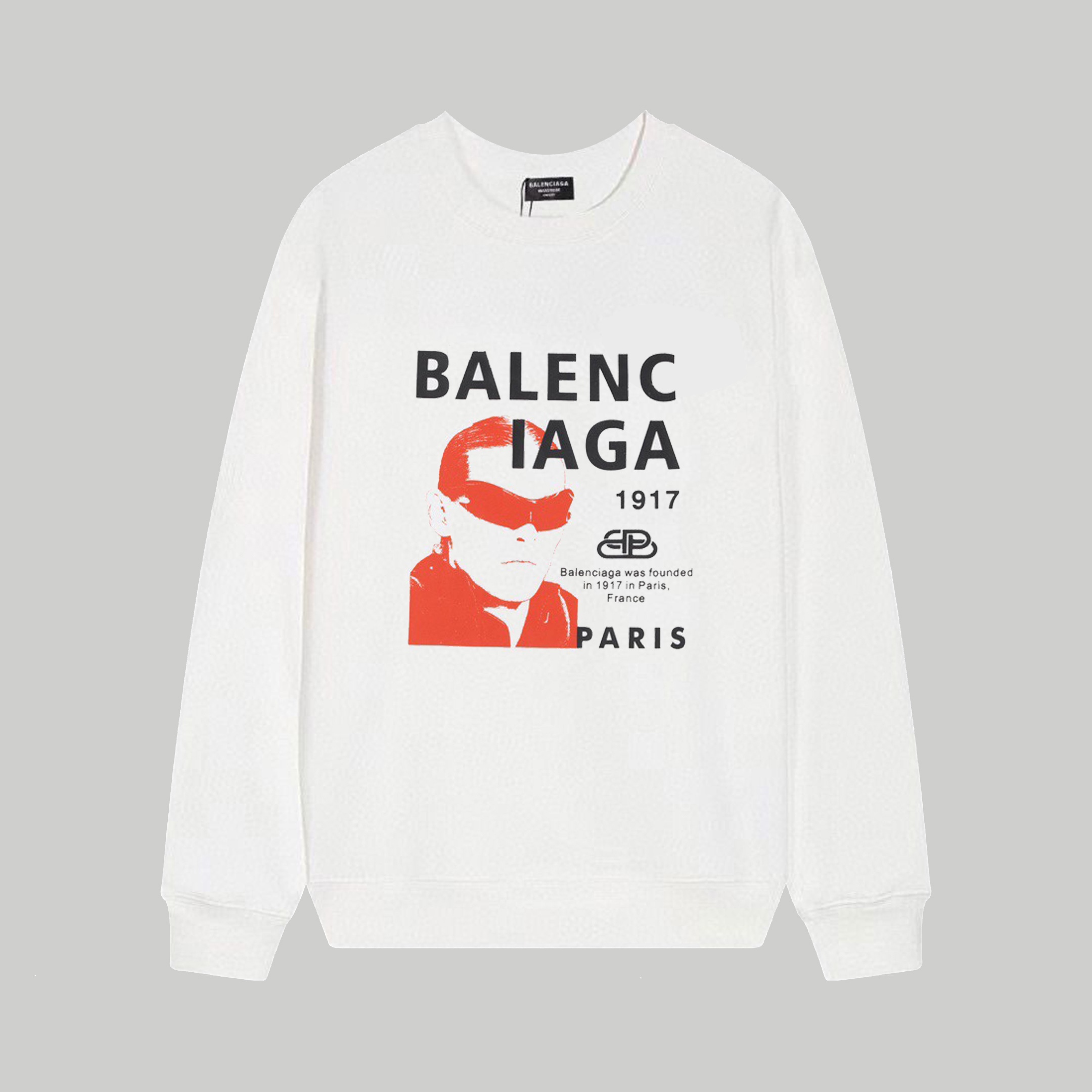 New arrival black white logo printing hoodie