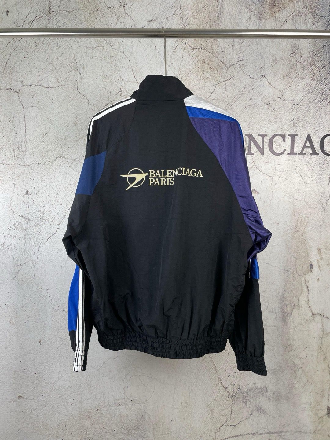 1:1 quality new spliced stand-up collar school jacket