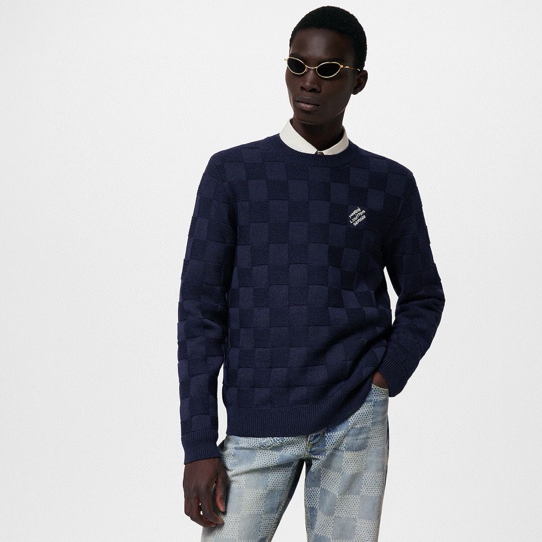 1:1 Quality new navy blue sweater