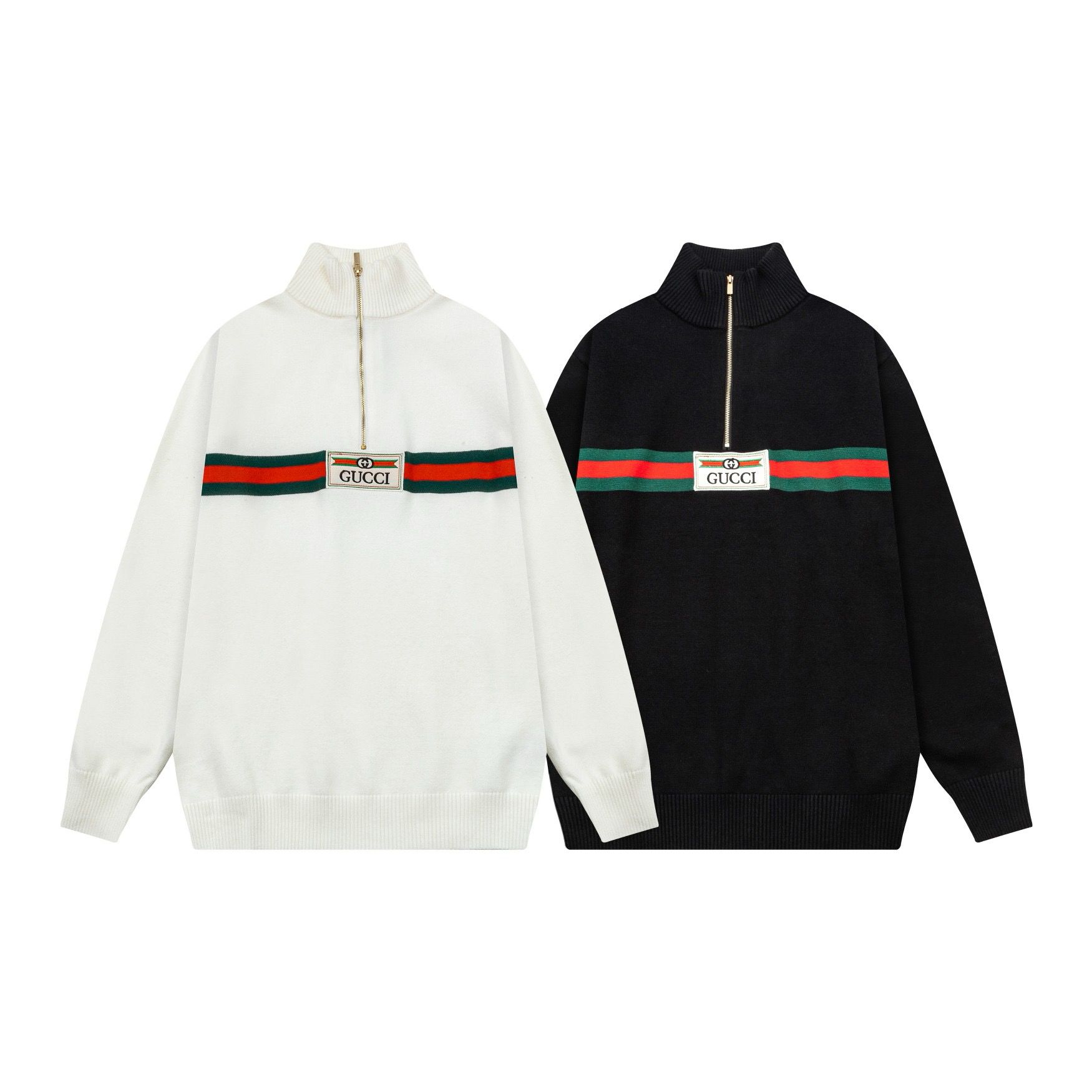 1:1 Quality new classic zip collar sweater