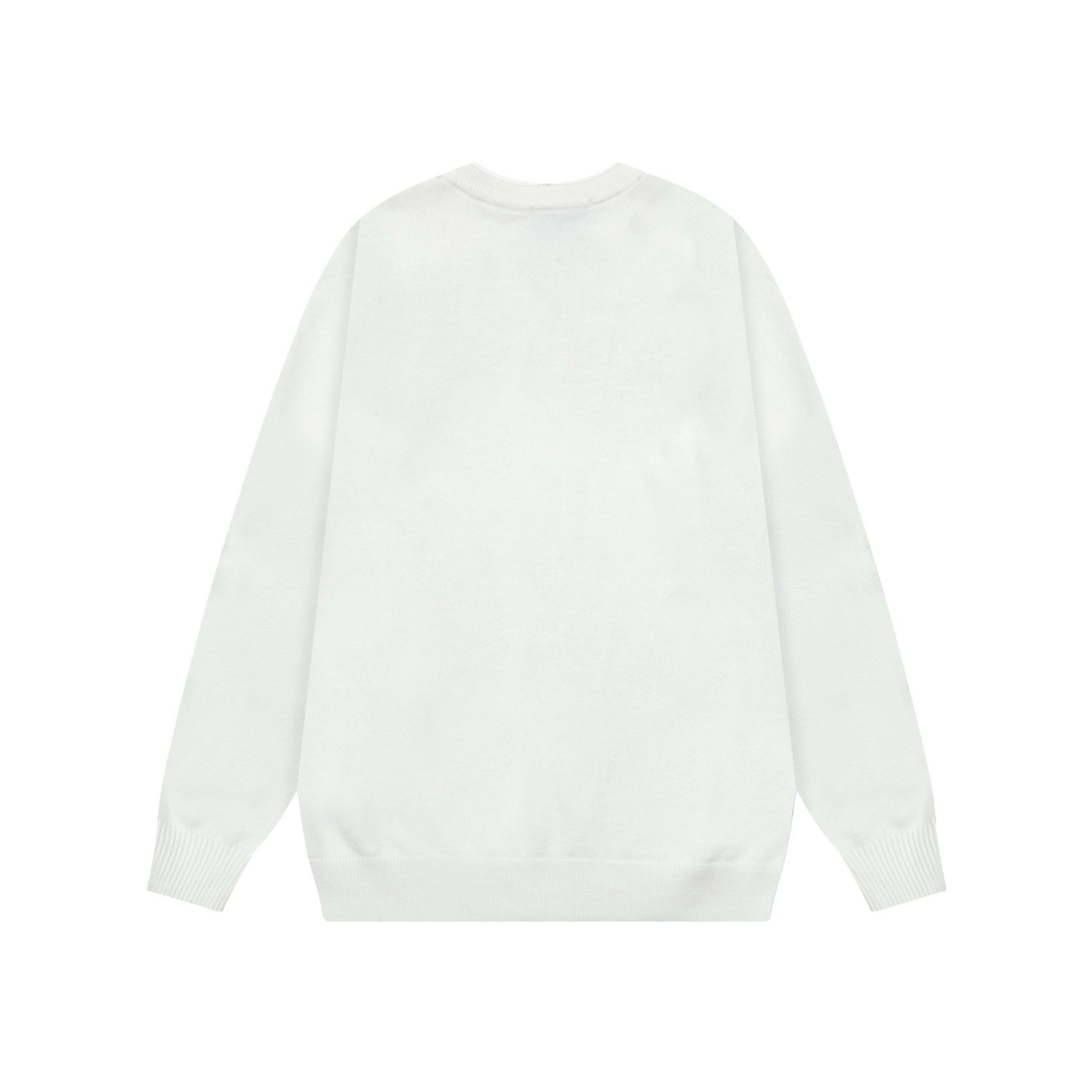1:1 quality new rhinestone white sweater