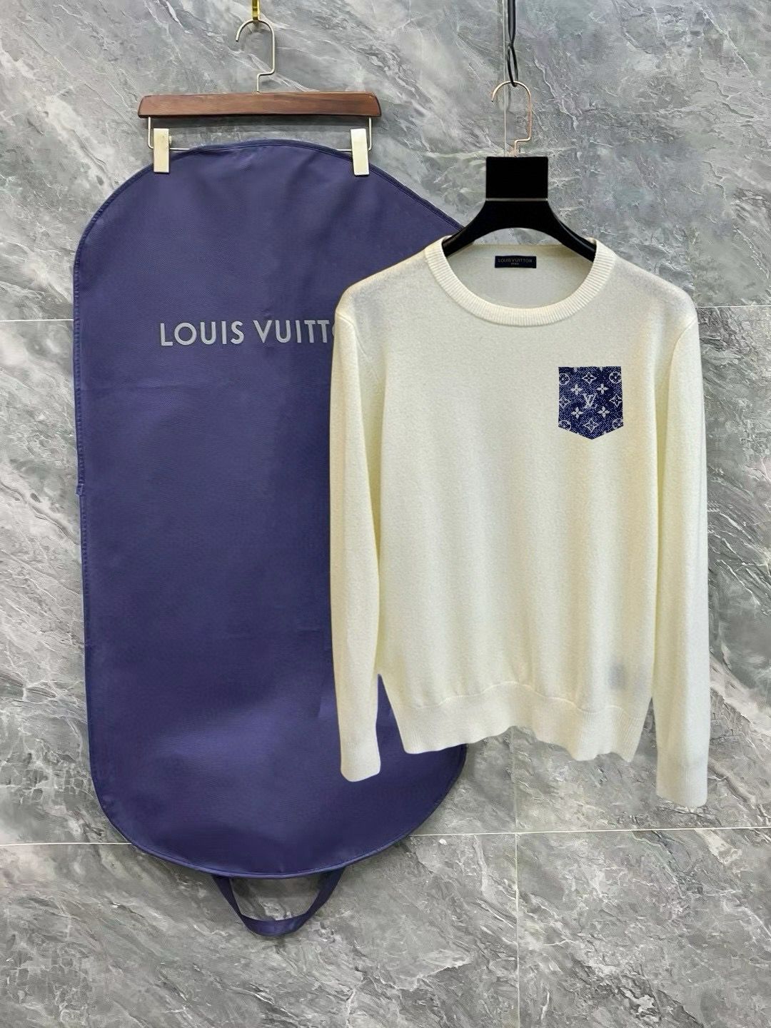 1:1 quality new black white sweater