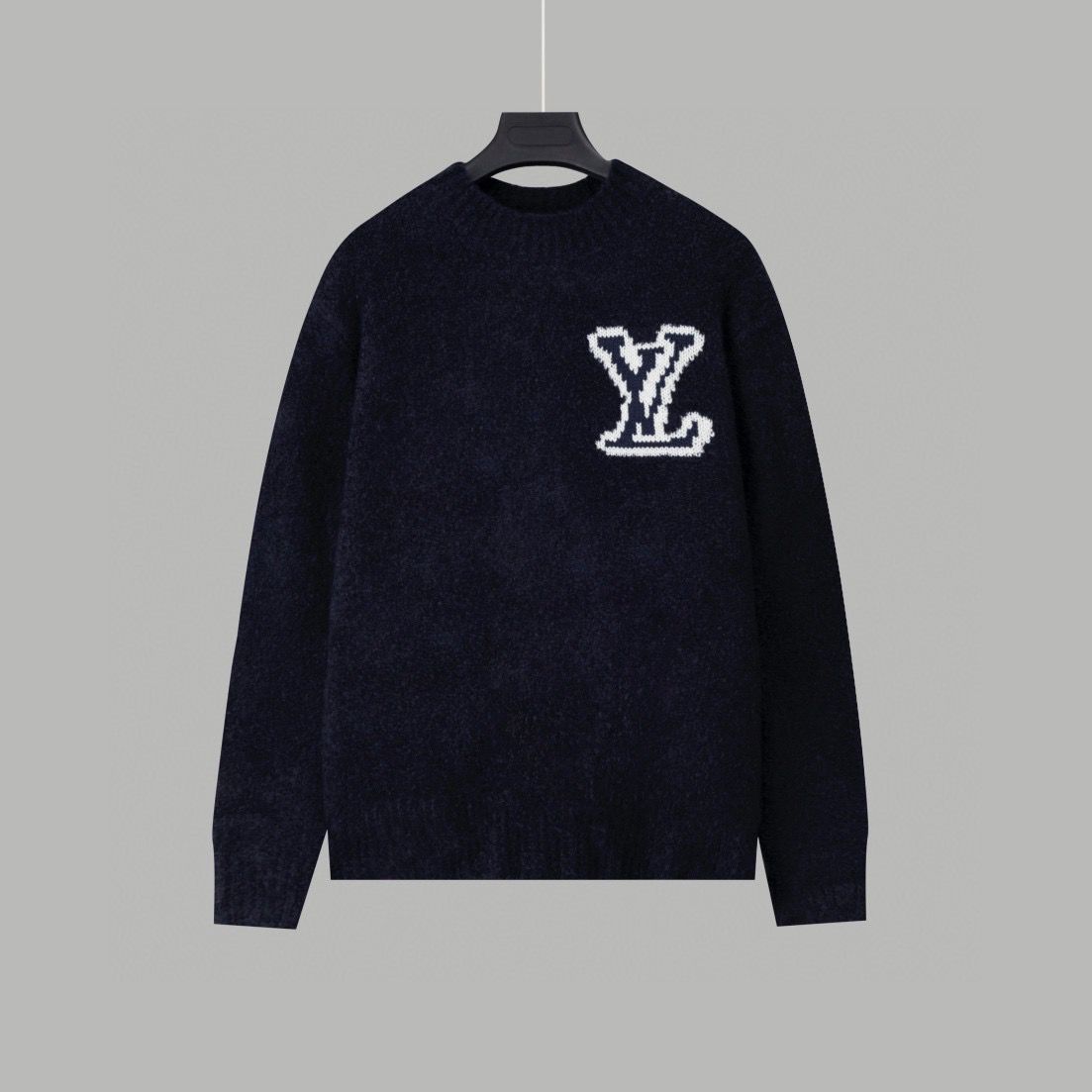 1:1 quality  wool top jacquard long sleeve sweater