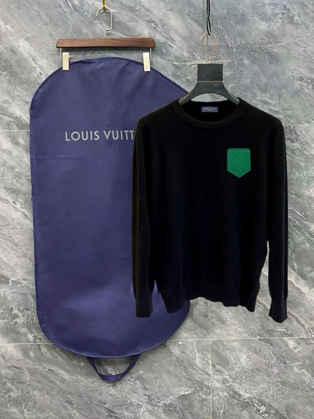 1:1 quality new green pocket sweater