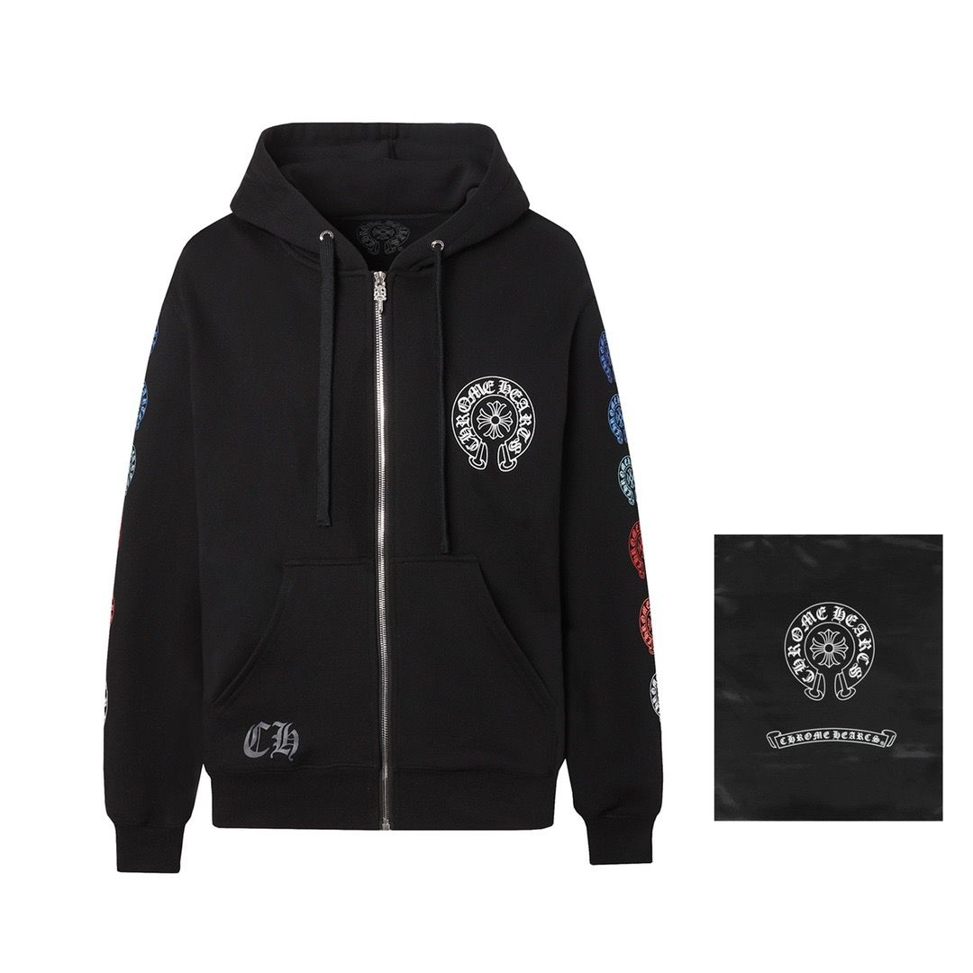 New arrival colorful shoes horse logo zipper jacket