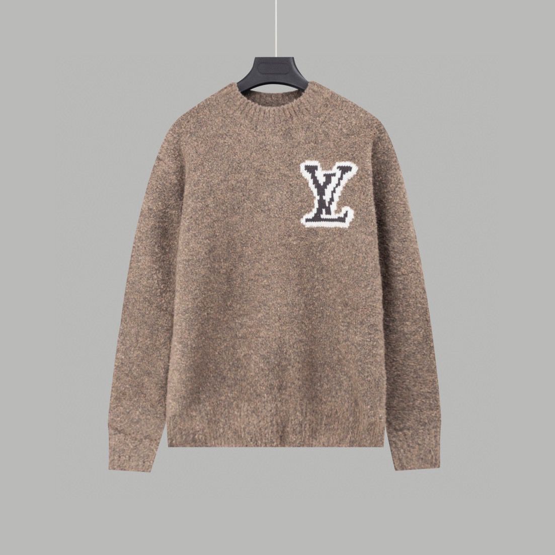1:1 quality  wool top jacquard long sleeve sweater