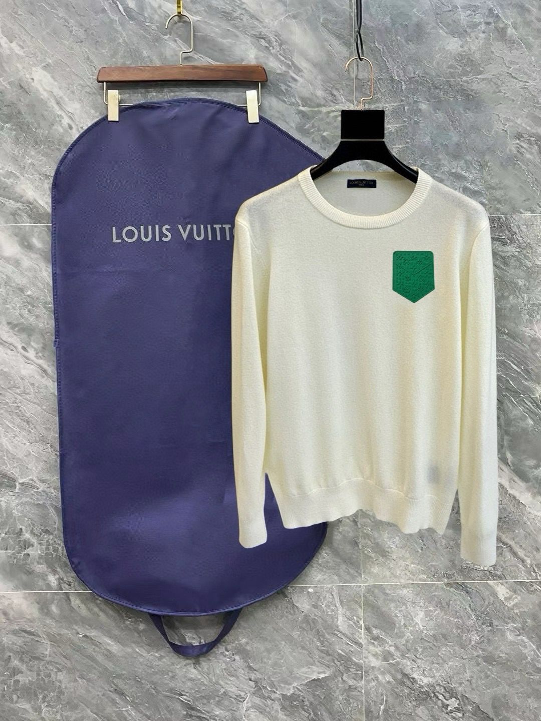 1:1 quality new green pocket sweater