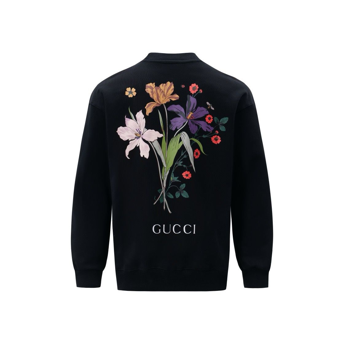 1:1 quality  new style flower print crewneck