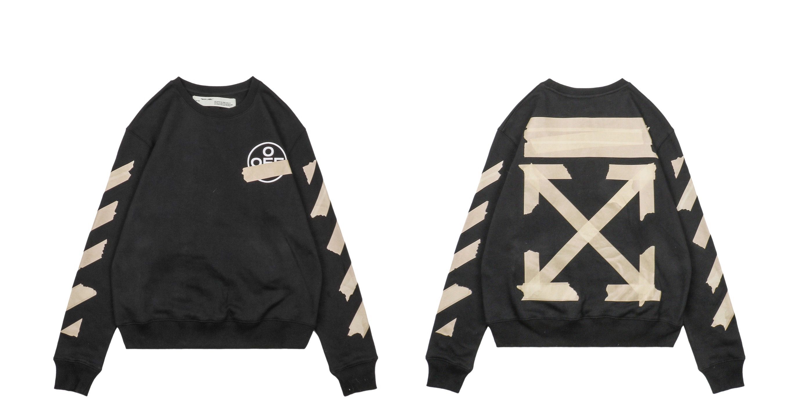 1:1 Quality new black oversize crewneck