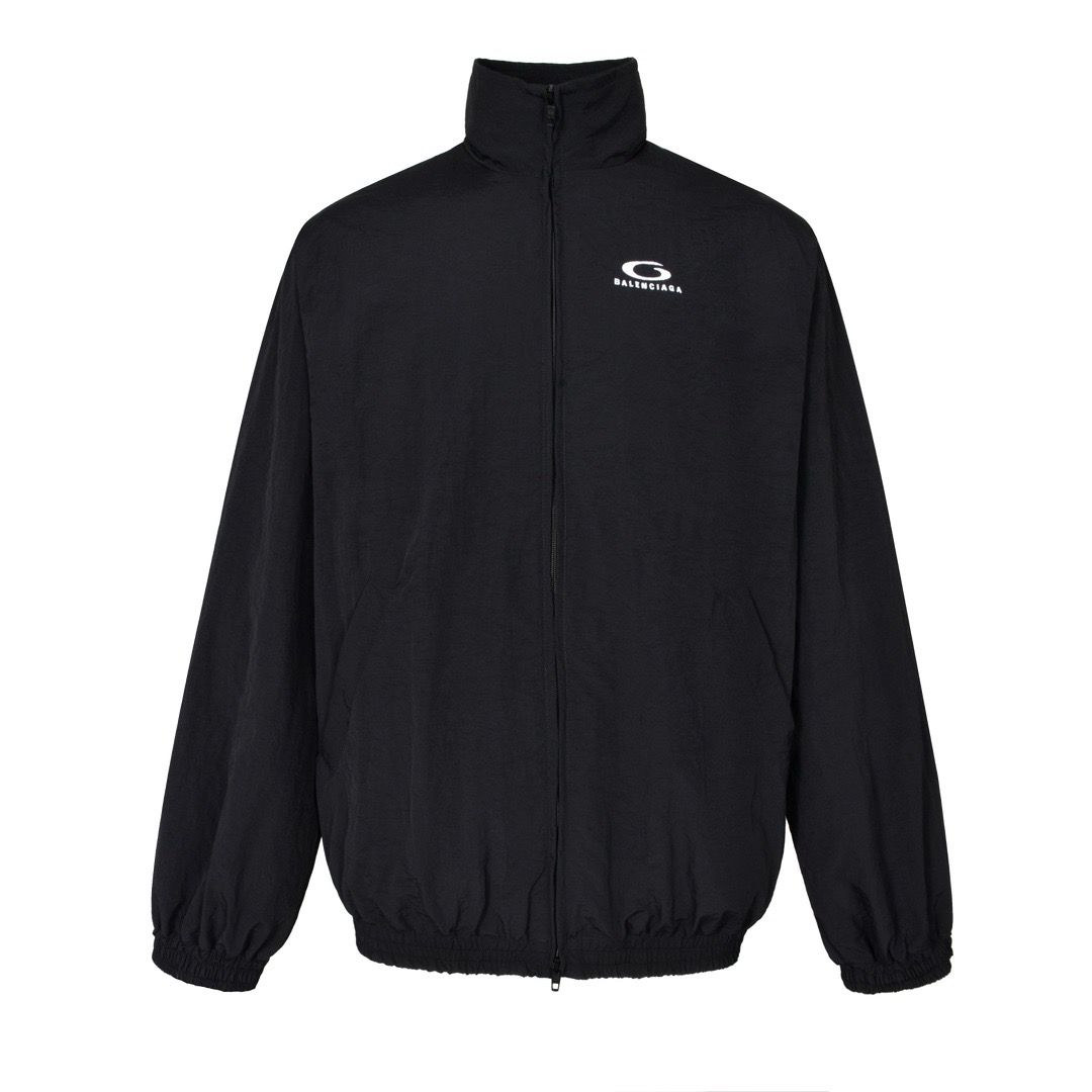 1:1 Quality circle embroidery zipper jacket