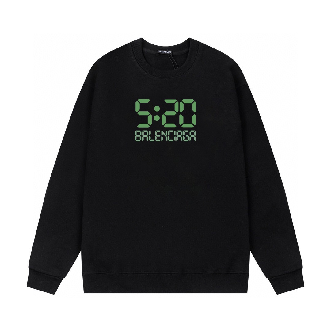 1:1 version Pattern printing black white  hoodie