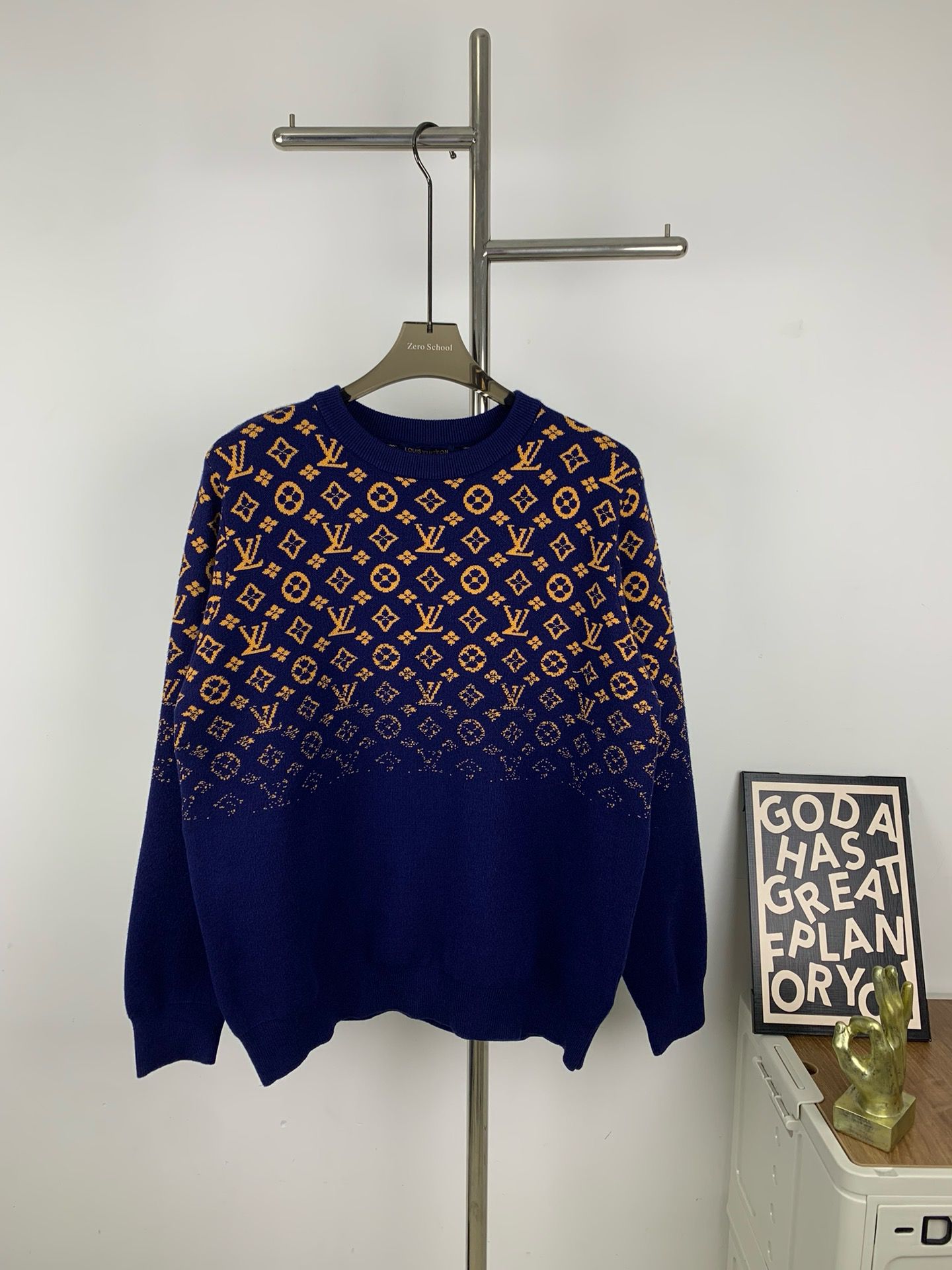 1:1 Quality new arrival purple full logo sweater