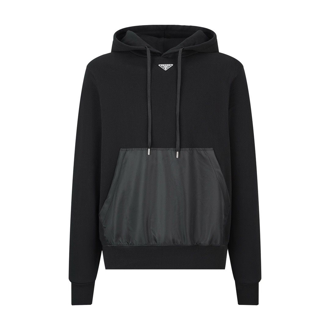 1:1 Quality new black hoodie