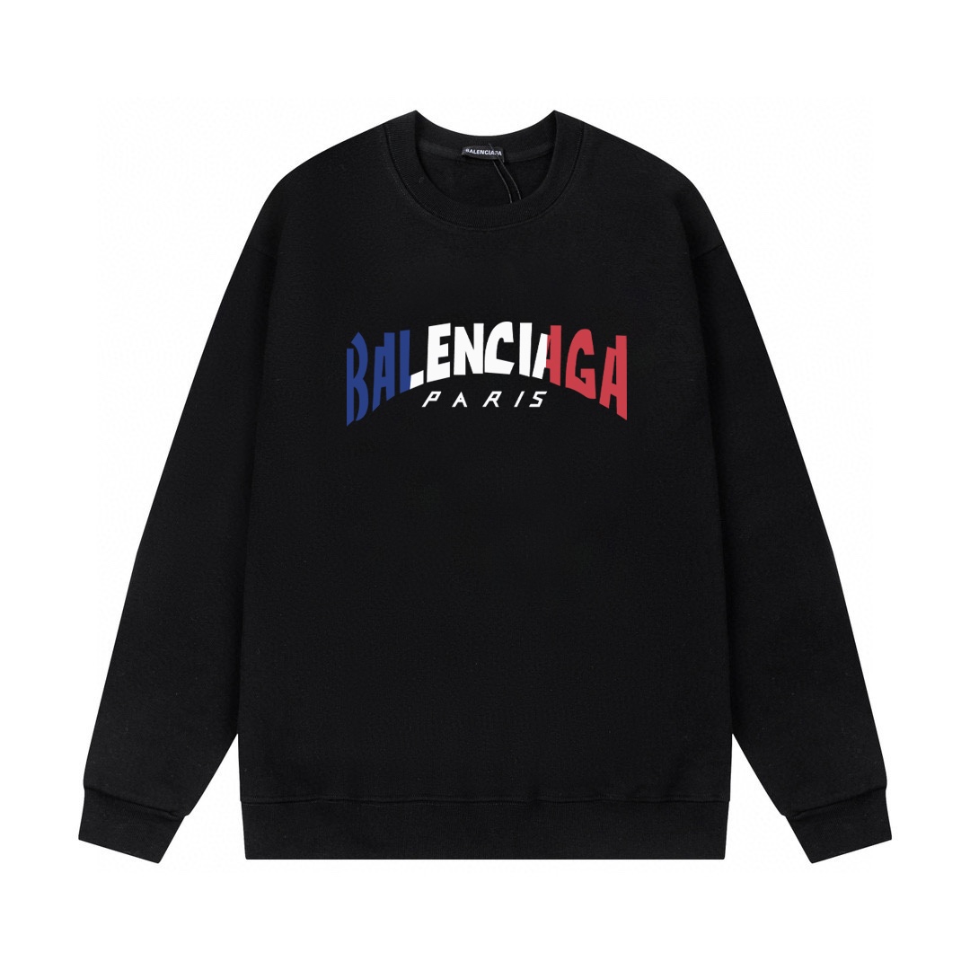 1:1 version Pattern printing black white  hoodie