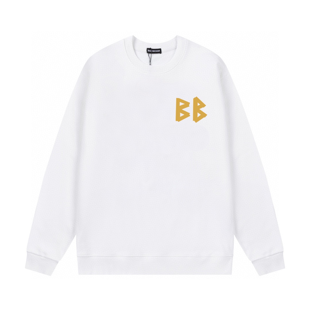 1:1 version Pattern printing black white  hoodie