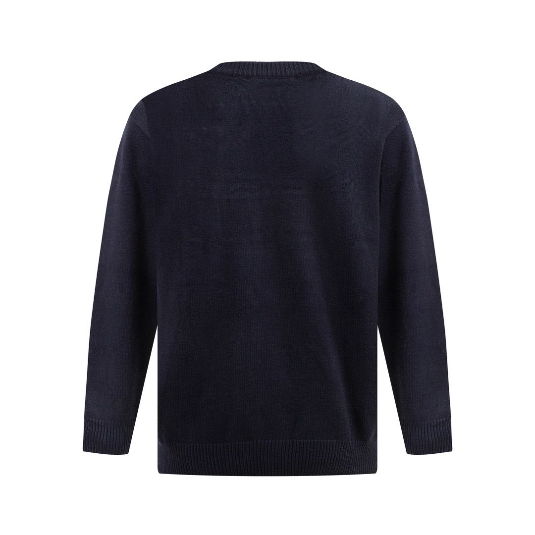1:1 Quality new black with red embroidery cherry sweater