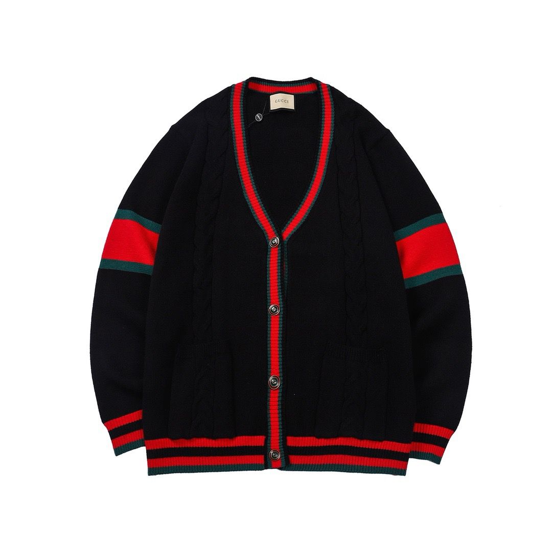 1:1 quality new arrival black with red sweater