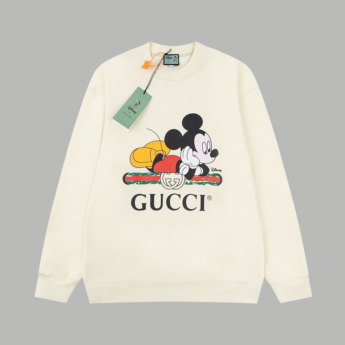 1:1 Quality new beige with mikey crewneck