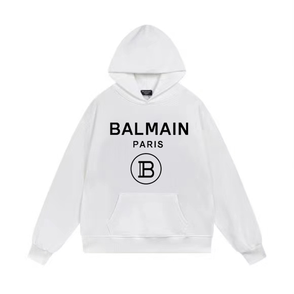 1:1 Quality logo printing black white hoodie