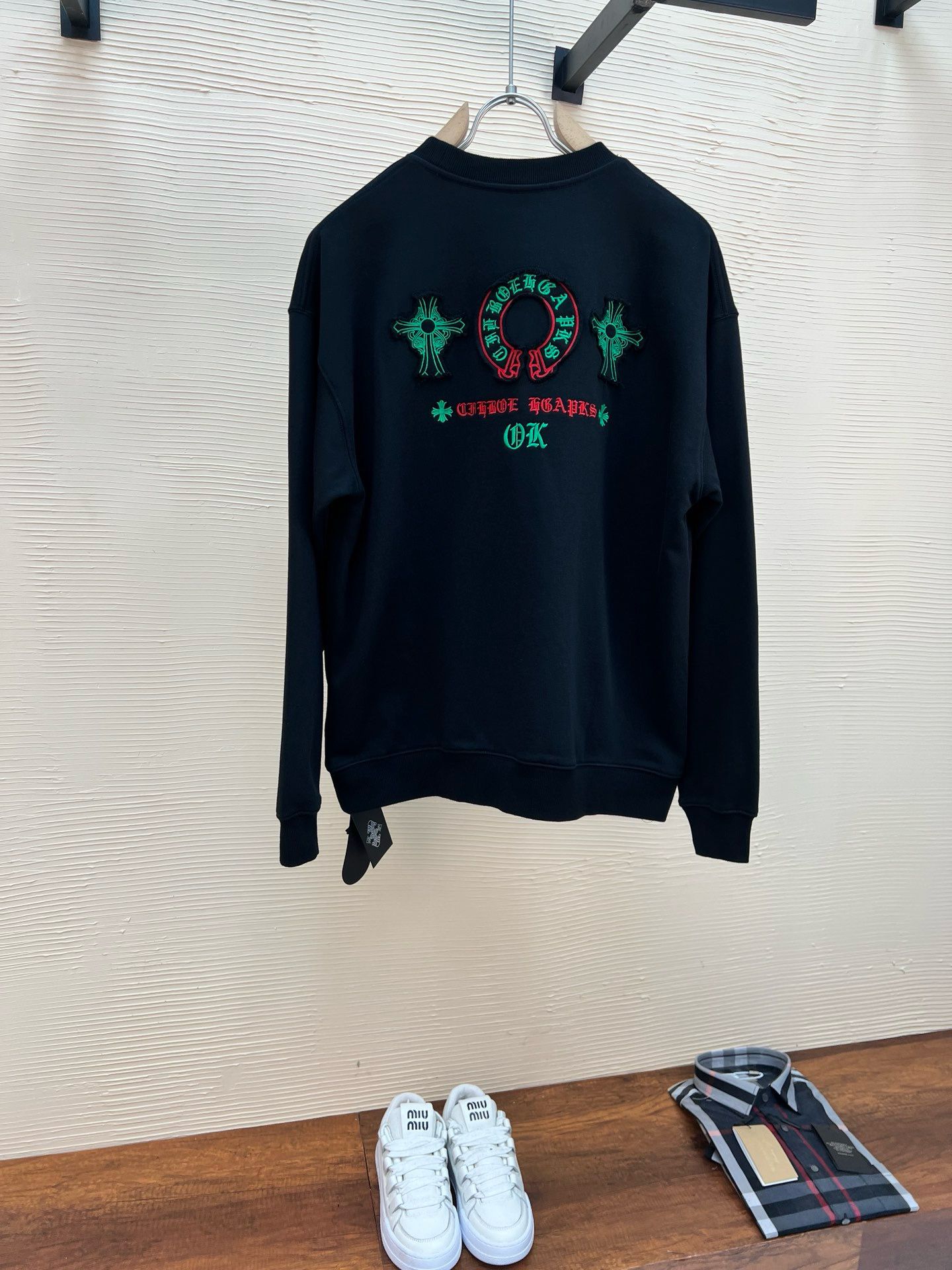 New arrival colorful logo long sleeve