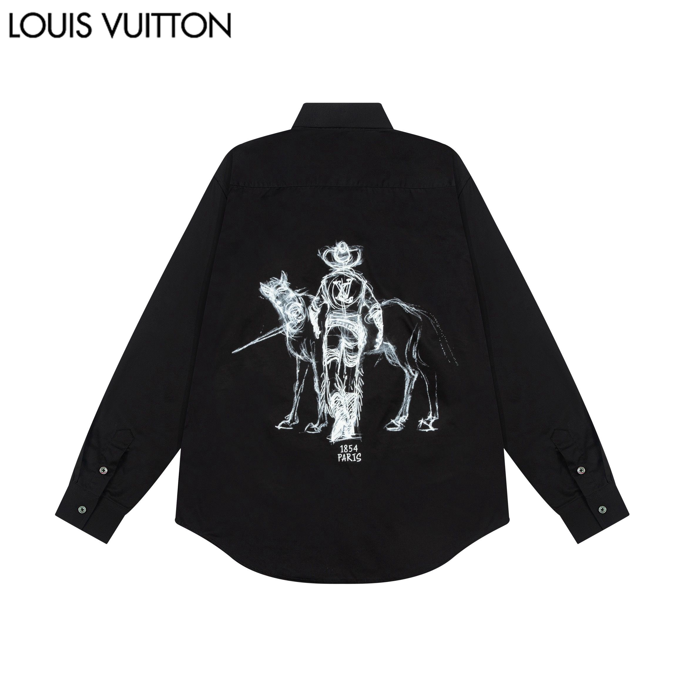 New arrival horse print long sleeve shirt