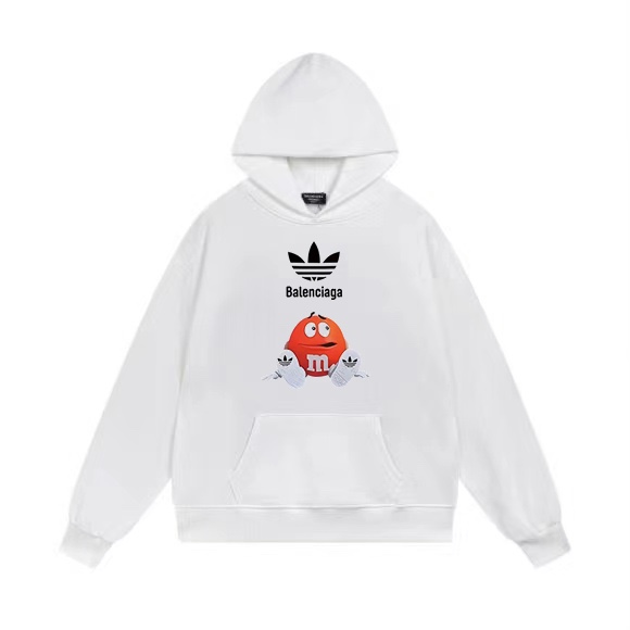 1:1 Quality LOGO printing black white hoodie