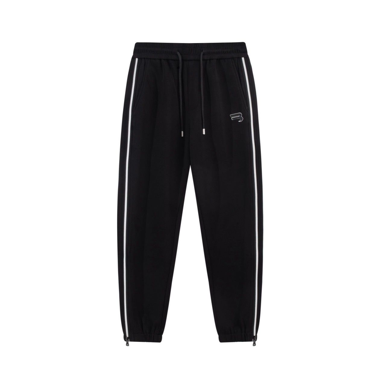 New arrival black embroidery sweatpant