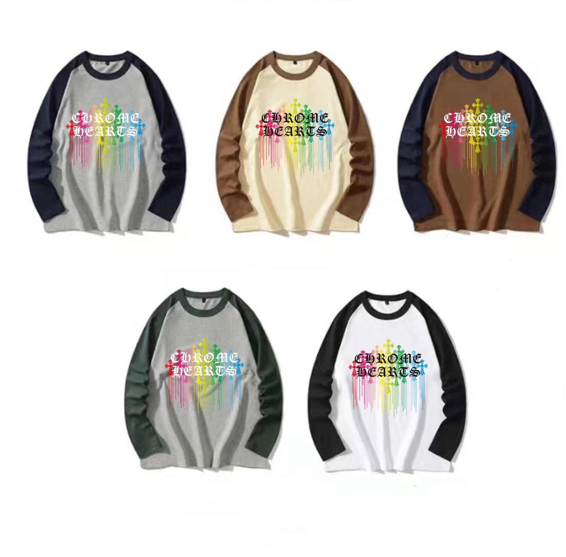 New arrival splicing color long sleeve