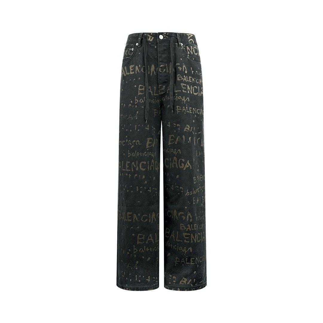 1:1 Quality new arrival full logo jeans