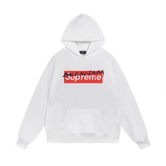 1:1 Quality 23SS printing black white hoodie