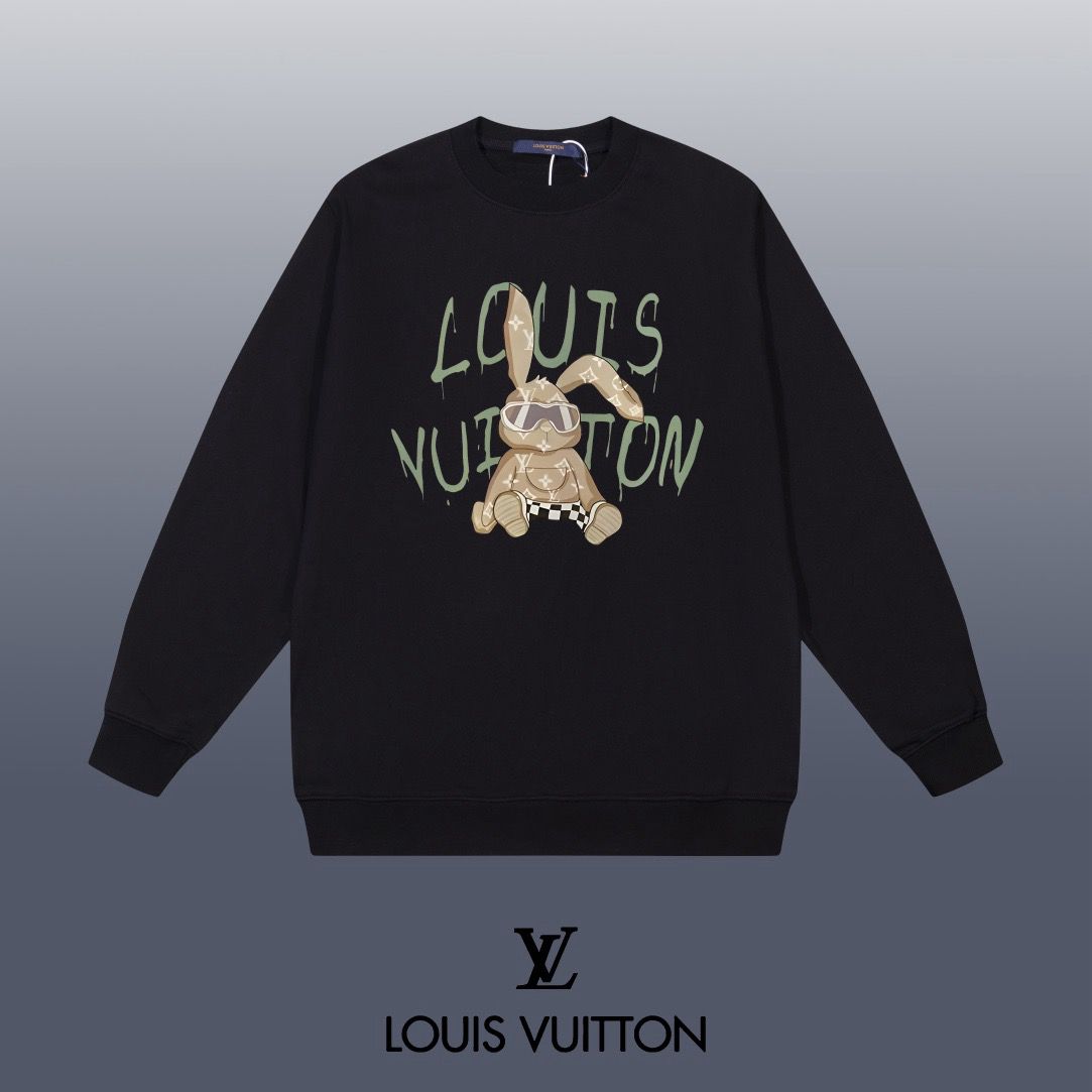 New arrival bear print crewneck