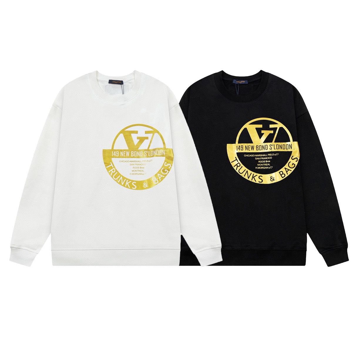 New arrival golden logo crewneck