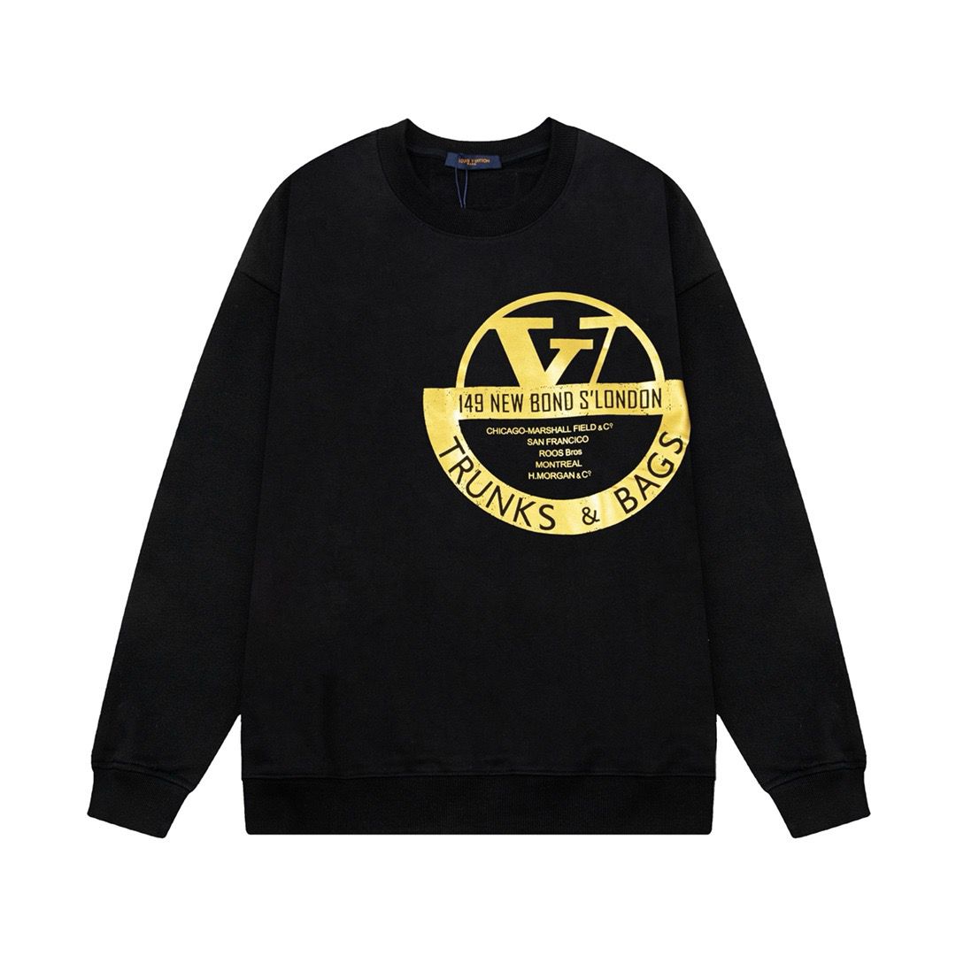 New arrival golden logo crewneck