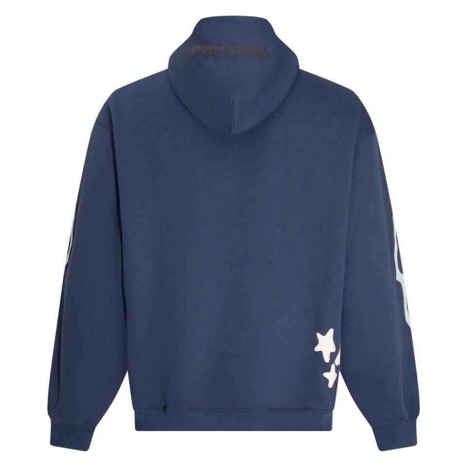 New arrival navy blue oversize hoodie