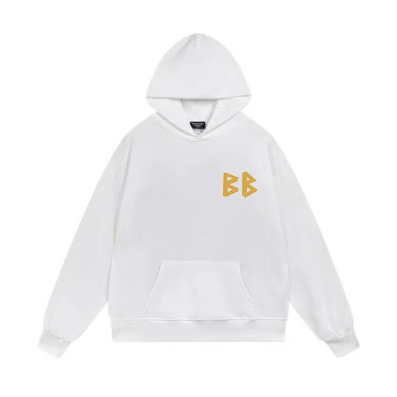 1:1 Quality 23SS printing black white hoodie