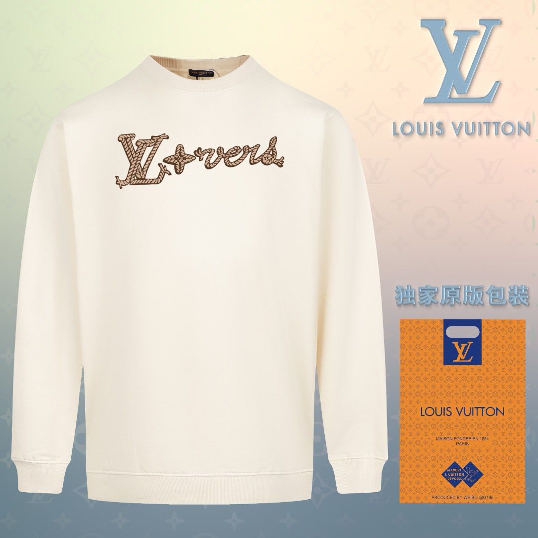 New brown logo basic crewneck