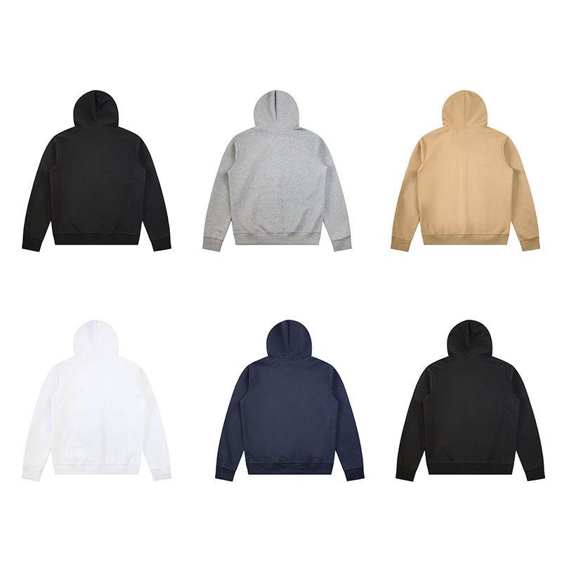 New arrival basic colors zipper hoodie