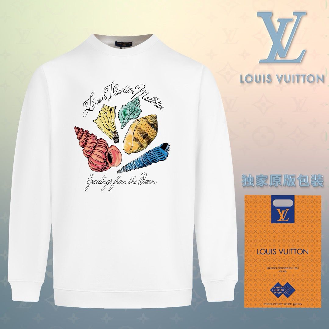 New shell printing crewneck