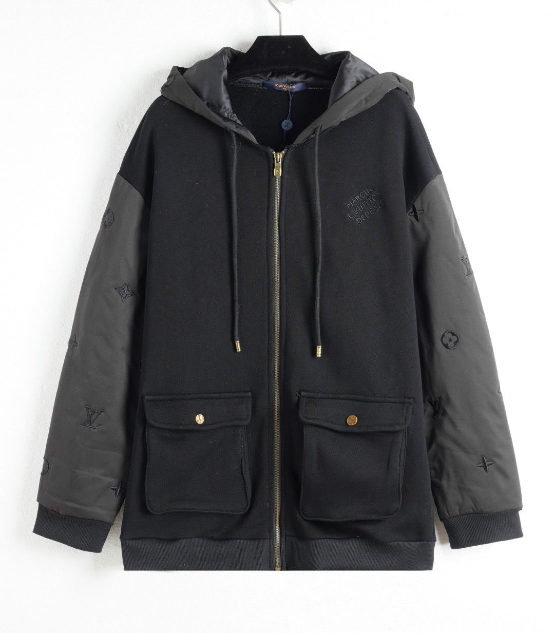 1:1 Version new hybrid hooded shirt combines jacket
