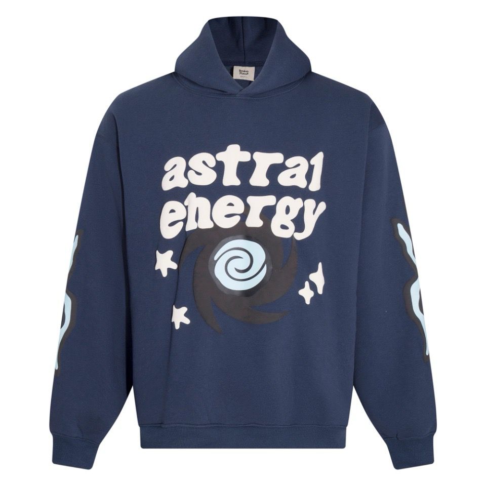 New arrival navy blue oversize hoodie