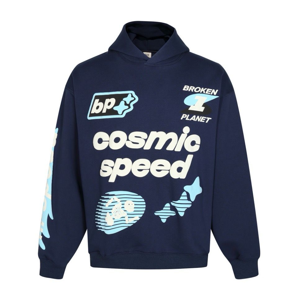 New arrival navy blue oversize hoodie