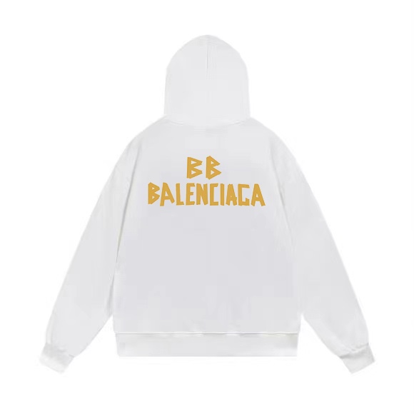 1:1 Quality 23SS printing black white hoodie