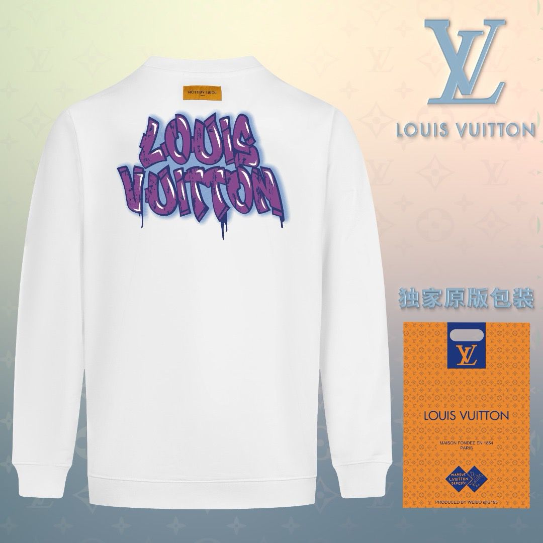 New purple logo print crewneck
