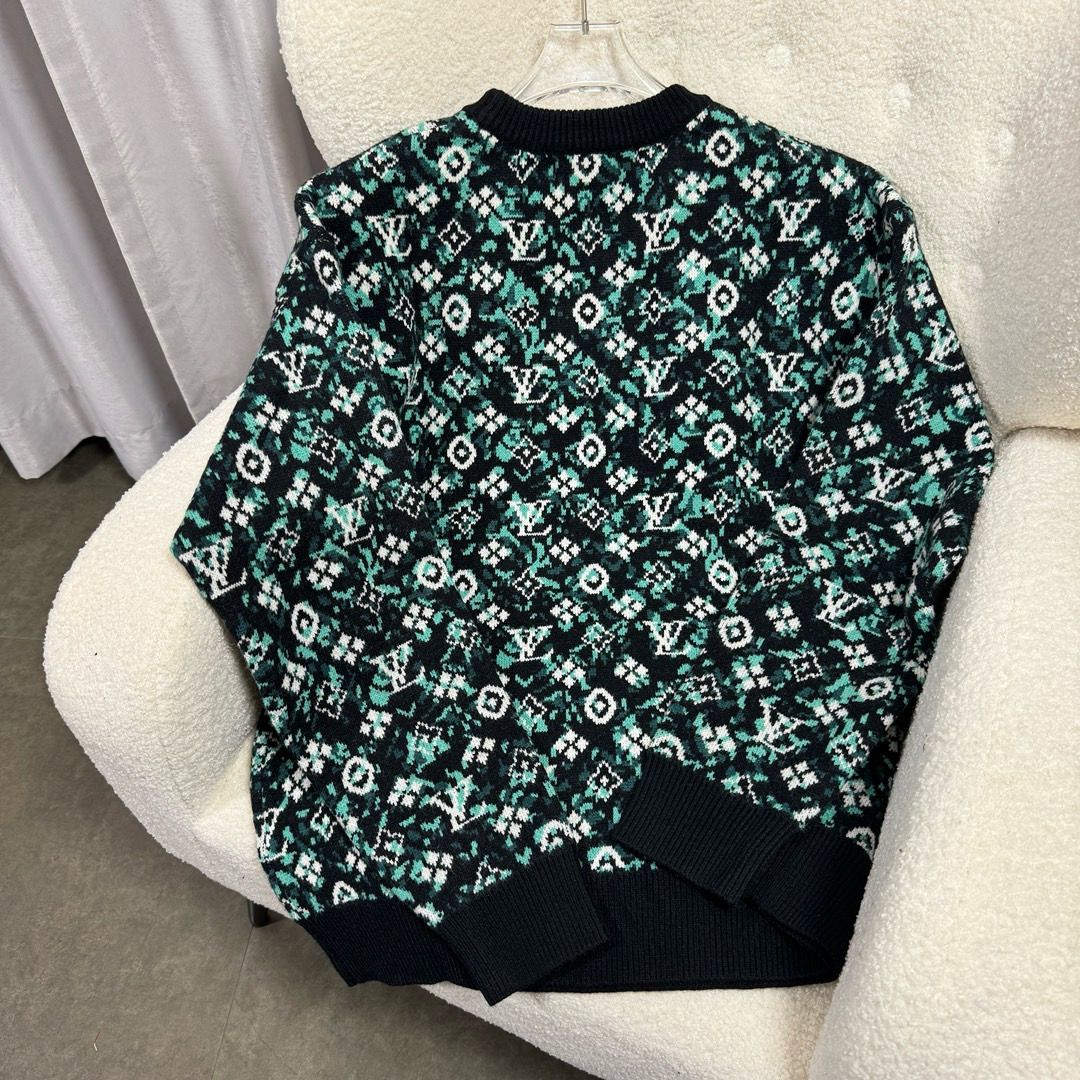 New arrival full logo print sweater