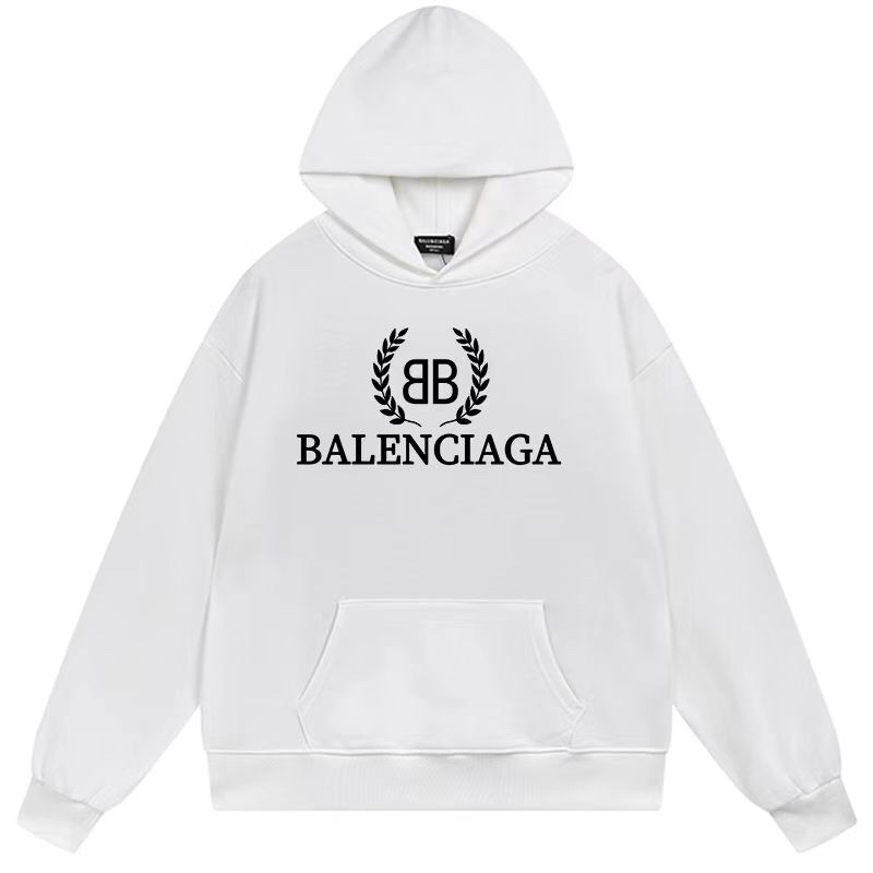 1:1 Quality logo printing black white hoodie