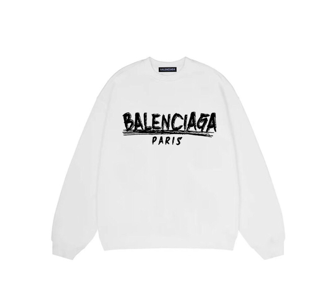 1:1 Quality logo printing black white hoodie