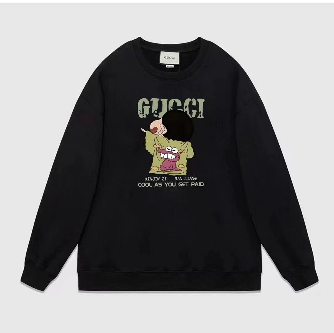 New arrival cartoon print crewneck