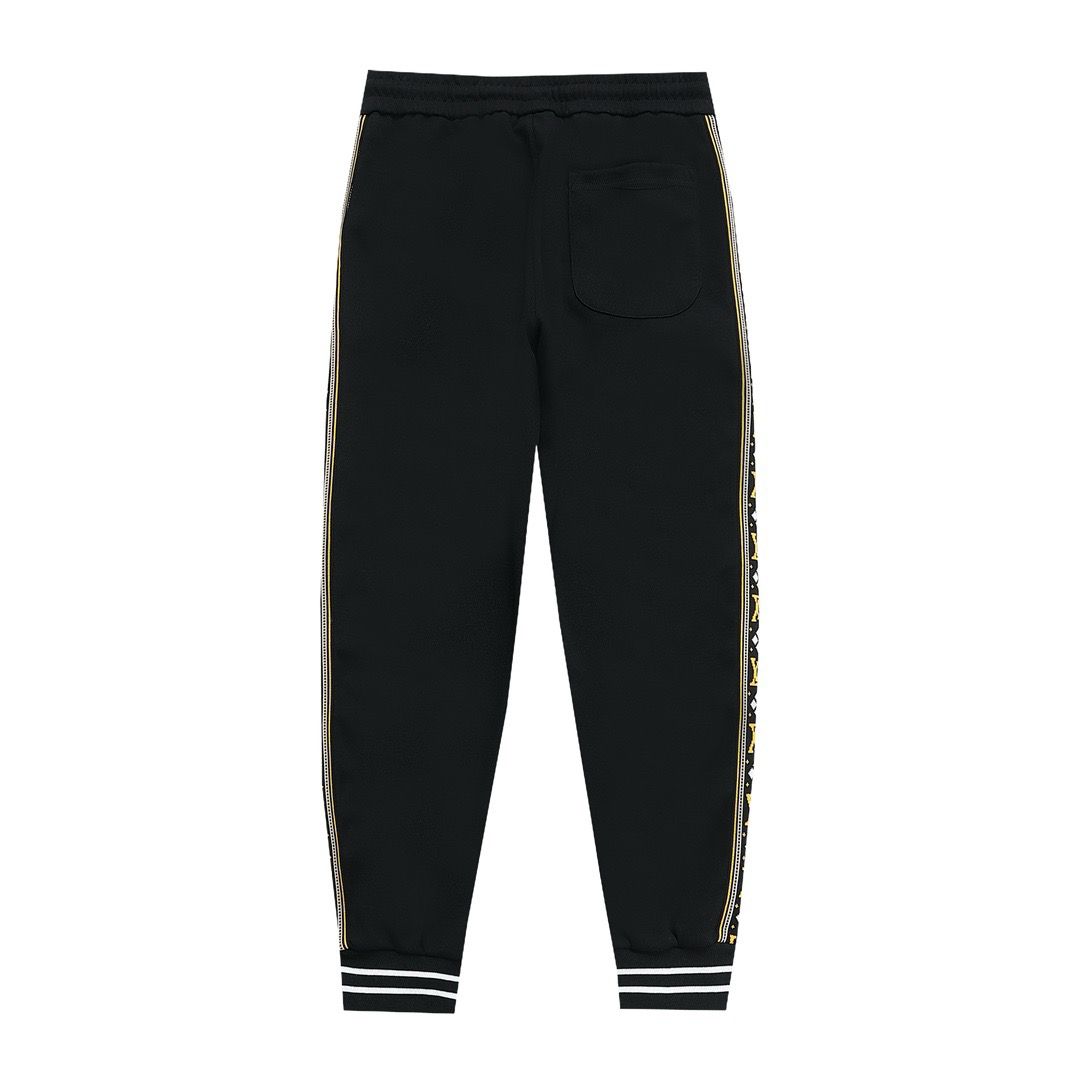 New arrival black with yellow pant