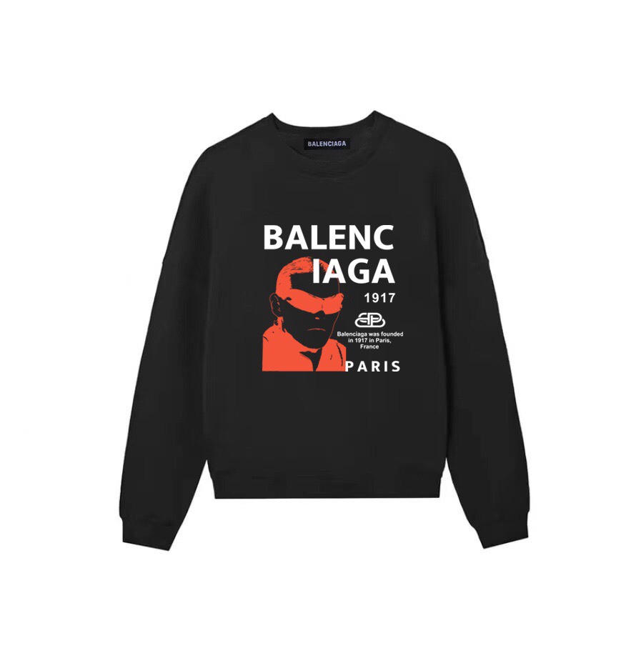 1:1 Quality logo printing black white hoodie