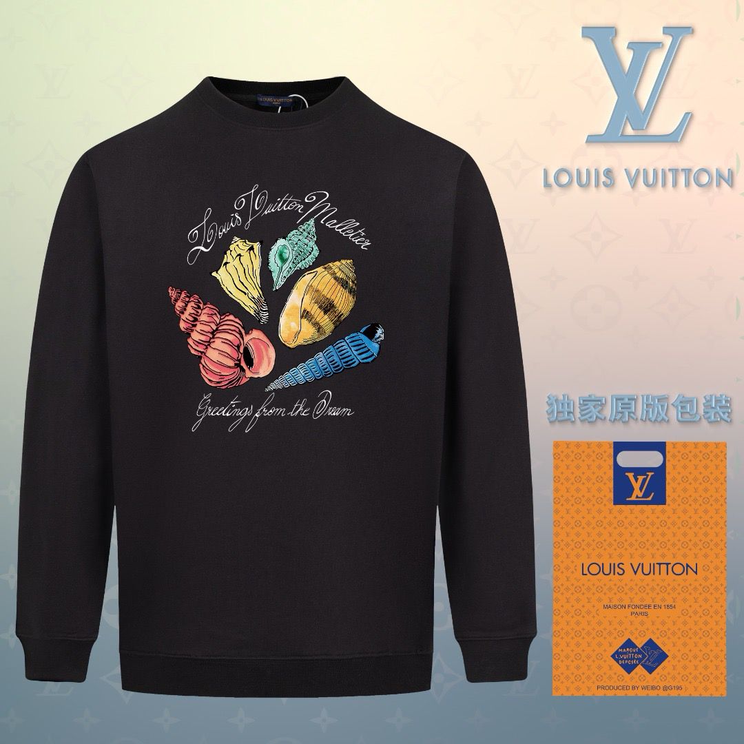 New shell printing crewneck